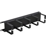 Eaton Tripp Lite Series Horizontal Cable Manager - Metal Rings, Black, 2U New. Price: $84.87.