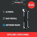 Intellinet Port CAT5E Network Patch Panel Wall-mount (IPP-WMC5E12) New. Price: $20.00.