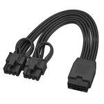 Aukuoy 12VHPWR Cable Extension, 16 PIN12+4 Female To Dual Pcie 8 PIN6+2 ... New. Price: $20.64.