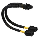 Comeap 6 Pin To 8 Gpu Adapter, Dual Female Power Sle New. Price: $17.92.