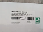 Tripp Lite N252-048-1U ,48 Port CAT6 Patch Panel, RJ45 New. Price: $79.97.