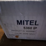 Mitel 5360 Voip Business Phone Dark Gray Corded Desk Mpn 50005991 Open. Price: $50.00.
