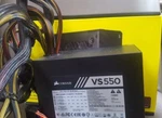 Corsair Power Supply VS550 Black: Part Number CP-9020171 /75-003436- For Rpr/pts. Price: $39.99.