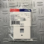 25-LEVITON Single Gang 3-PORT White Wall Plate 41080-3WP New. Price: $80.00.