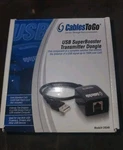 C2G 29348 Usb 1.1 Over CAT5 Superbooster Extender Dongle Transmitter, Black New. Price: $22.48.