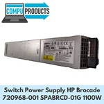 Switch Power Supply Brocade 720968-001 SPABRCD-01G 1100W Used. Price: $165.00.