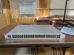 Ubiquiti Unifi Switch (USW-48-POE) 48-PORT Gigabit Network Used. Price: $540.00.