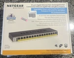 New Netgear GS116LP 16-PORT Poe/poe+ Gigabit Ethernet Unmanaged Switch Niw!!. Price: $119.99.