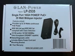 Lan-power LP-2535 Single Port High Poe+ Watt Mid Span Injector Open. Price: $12.00.